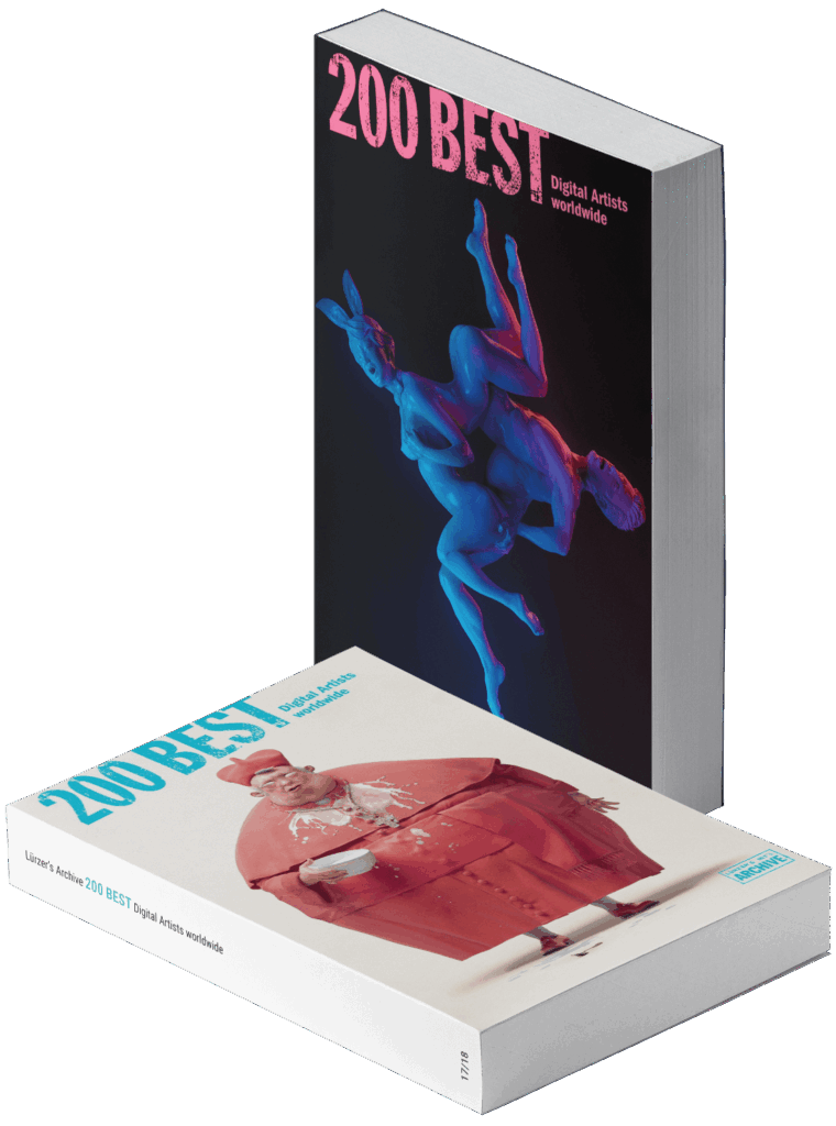 Lürzer’s Archive 200 Best Digital Artists worldwide books featuring artwork by Rüdiger Lauktien