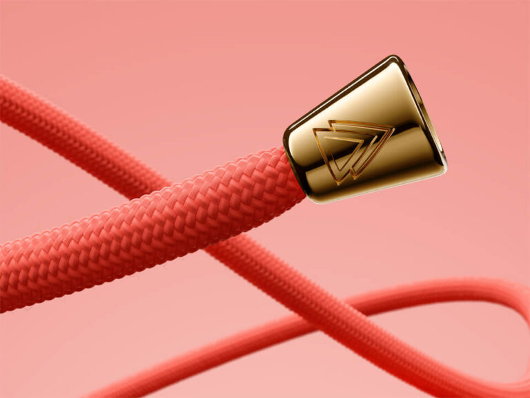 Smartphone case CGI — 3D product rendering with string detail